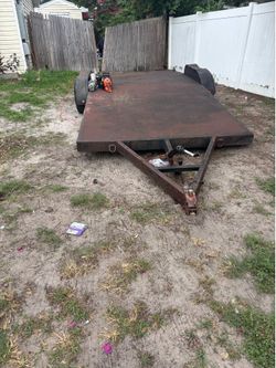 Flat bed trailer