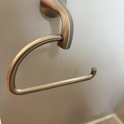 MOEN Eva European Single Post Toilet Paper Holder in Brushed Nickel (have 2 for sale)