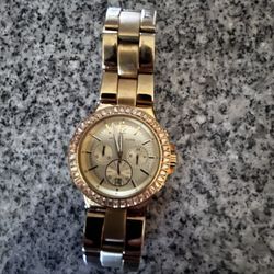 WOMEN’S MICHAEL KORS WATCH GOLD (COLOR STAINLESS STEEL)