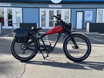 HELIO Patriot 1000W Cafe Racer Style Electric Bicycle Ebike