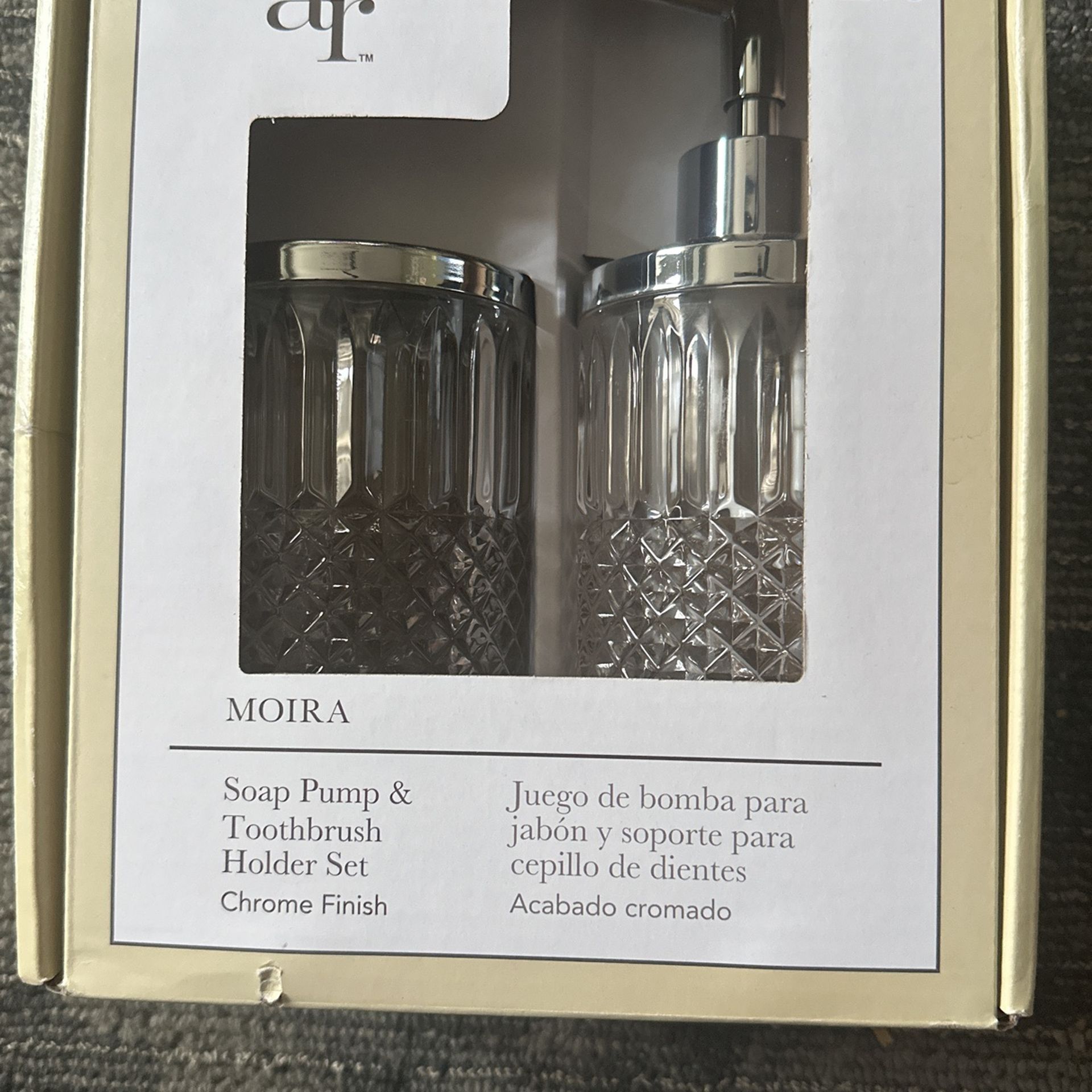 A&R Soap Pump And Toothbrush Holder