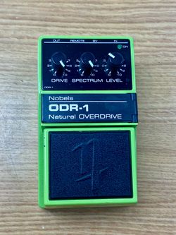 Nobels ODR-1 Natural Overdrive Guitar Effects Pedal Green