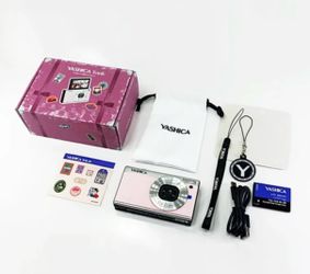 Yashica Tank Digital Camera Pink Full Set