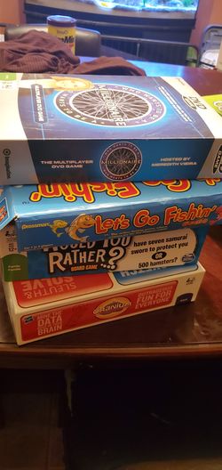 Board Games asking $10 each