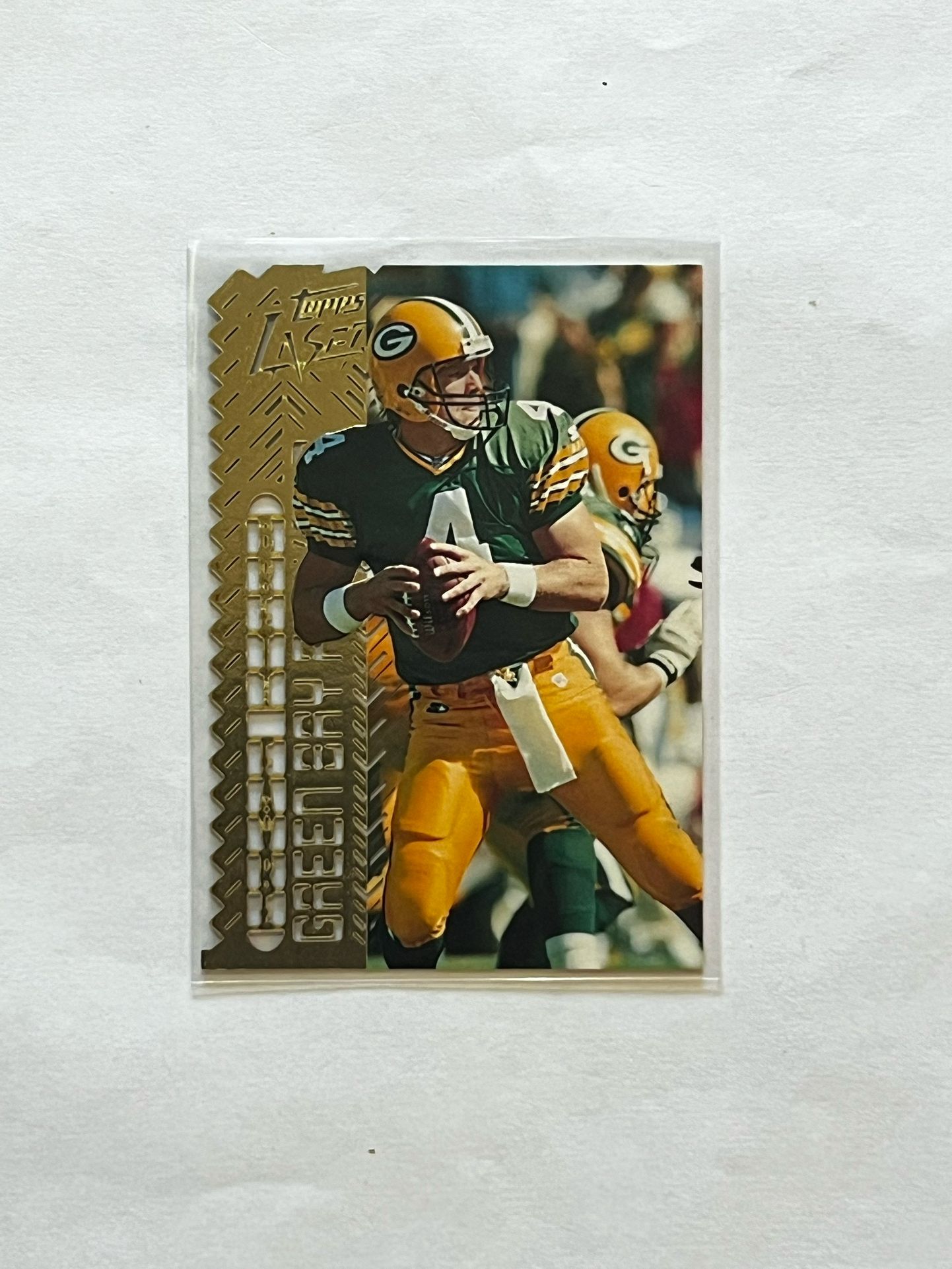 Brett Favre Laser Cut Card