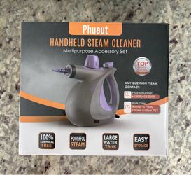 BRAND NEW, in Box, Handheld Pressurized Steam Cleaner with 12 pcs Accessories, Steamer for Cleaning, Steam Cleaner for Home Use, Steamer for Cleaning 