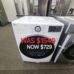 7.4 Cu. Ft. Large Capacity Vented Smart Stackable Gas Dryer W Sensor Dry.