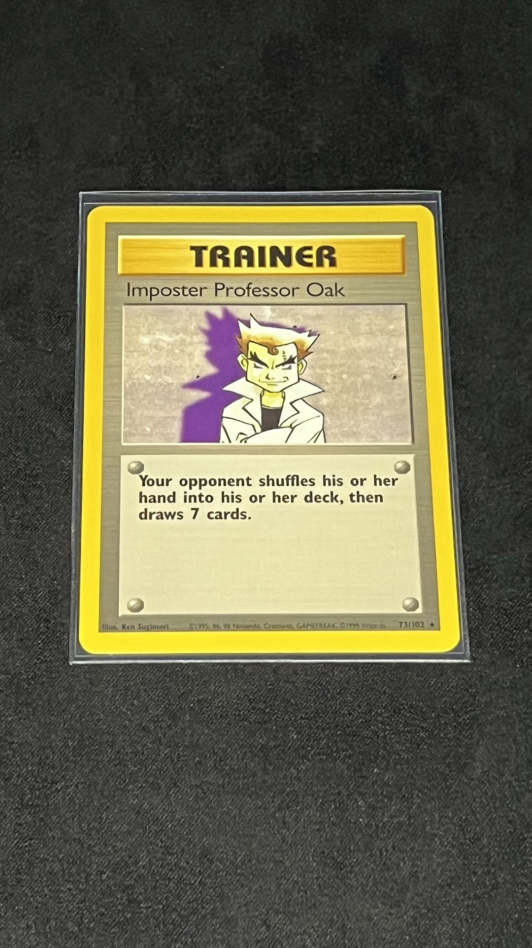 IMPOSTER PROFESSOR OAK 73/102 UNLIMITED