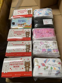 Non-medical disposable protective masks for children