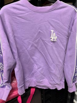 LA Dodgers Purple Crewneck Sweatshirt