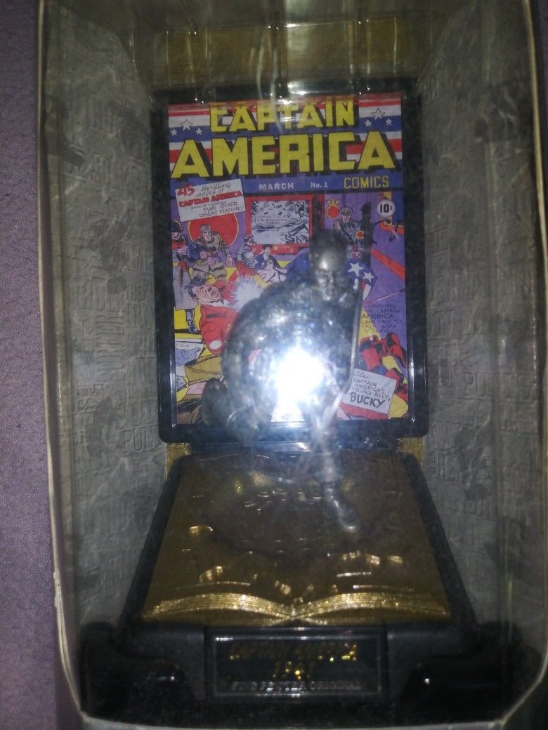 CAPTAIN AMERICA PEWTER FIGURINE