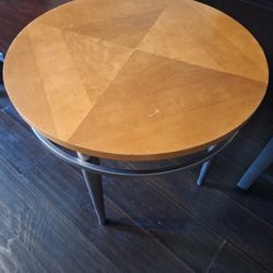 Round End Table For Office Lobby Or Living Room