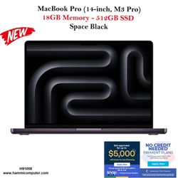 MacBook Pro (14-inch, M3 Pro) 11C CPU\ 14C GPU\ 18GB\ 512GB "H91008"