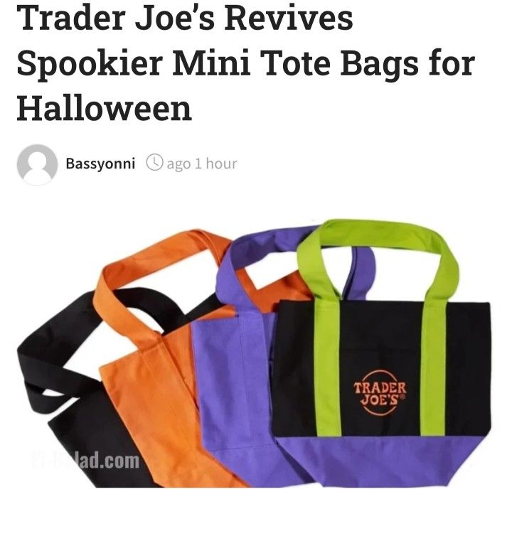 Trader Joes Tote Bags