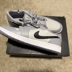 Air Jordan 1 Low Golf Wolf Grey Sz 13