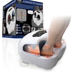 uComfy Acupressure Heated Foot Massager – for Lasting Foot Relief, Acupressure Technology Air Pressure Control, Timer, Ergonomic Design