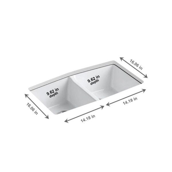 Kohler Brookfield Undermount Cast Iron 33 5 Hole Kitchen Sink New Kohler Brookfield Undermount Cast Iron 33 5 Hole Kitchen Sink New For In Davie Fl Offerup