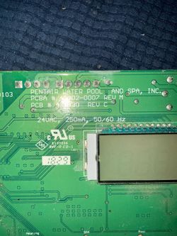 Pentair MasterTemp 42002-0007 Pool/Spa Heater Display Control Board