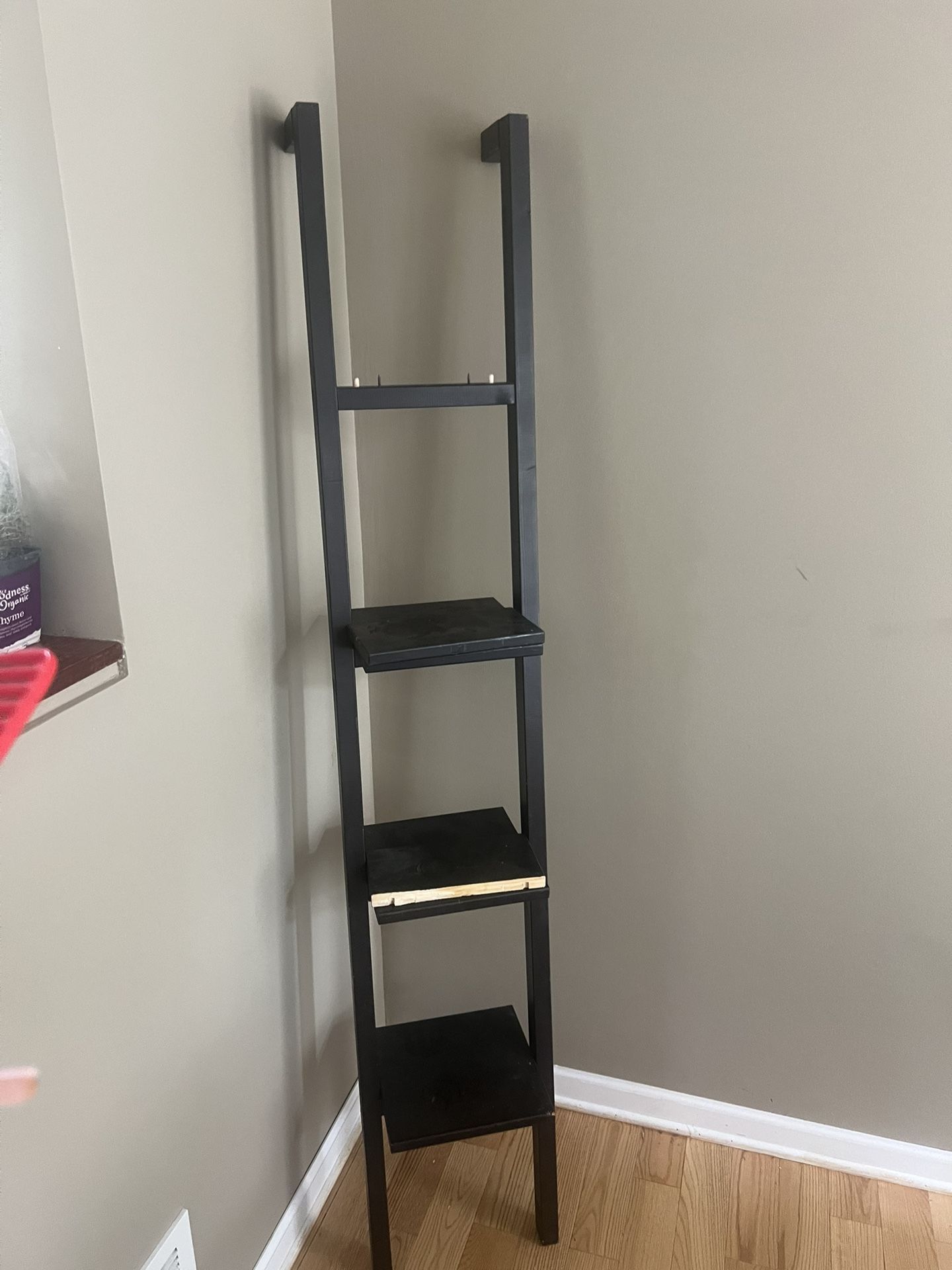 Ladder Shaped Shelf Display