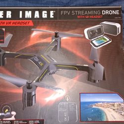 Sharper Image DX-4 HD Video FPV Streaming Drone with VR Headset.