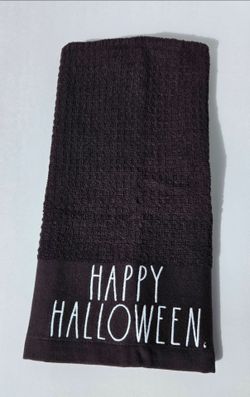Rae Dunn Happy Halloween Kitchen Towel