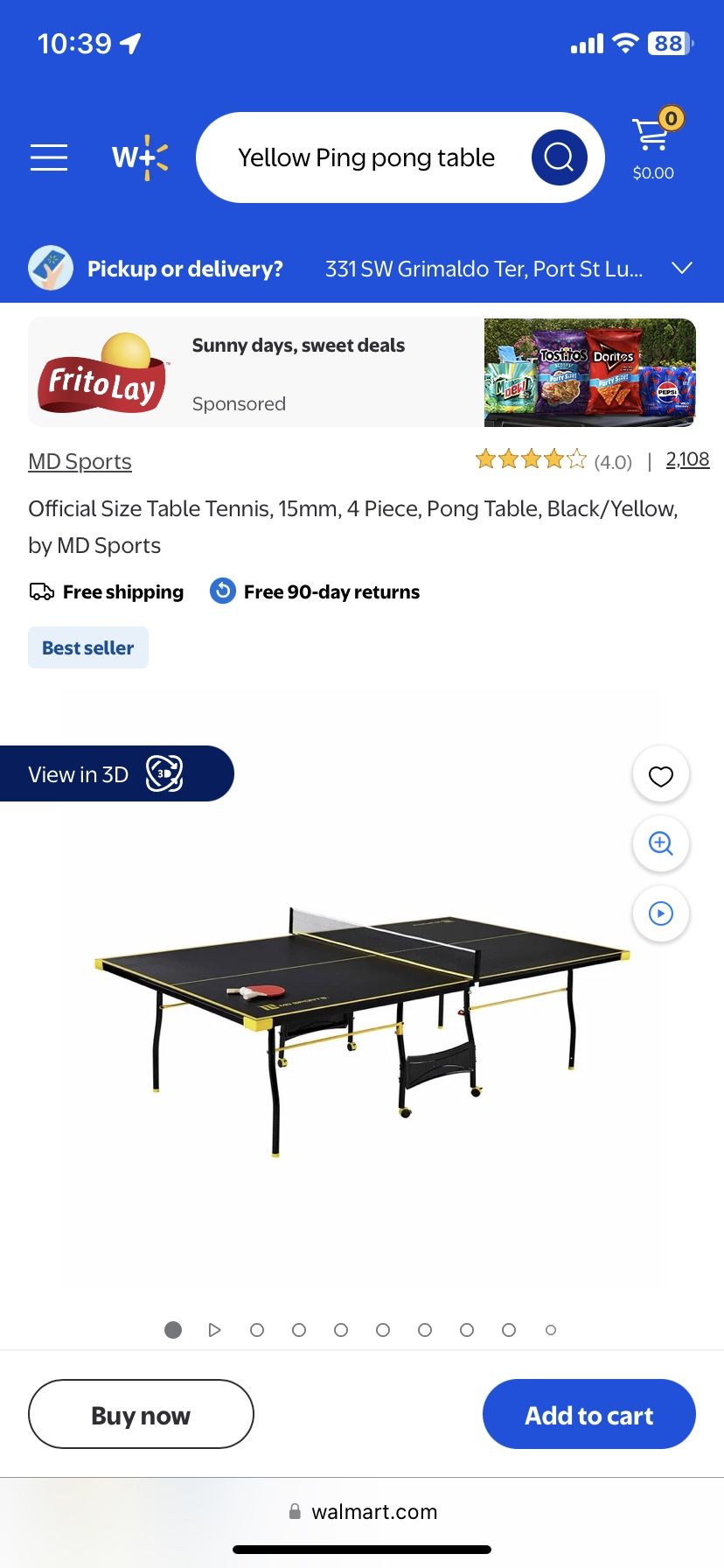 Ping Pong Table 