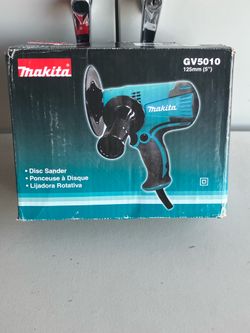 New in Box Makita GV5010 5” Disc Sander - 4.2 Amp Motor