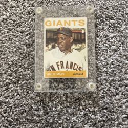 1964 WILLIE MAYS GIANTS BASEBALL CARD!