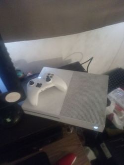 Xbox one with controller and cords