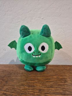 Big Games Pet Simulator X Green Dragon Plush Toy 8"