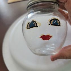 Vintage HAZEL ATLAS JAM JAR