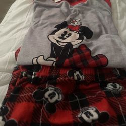 Adult Mickey Mouse Pajama Set 3X
