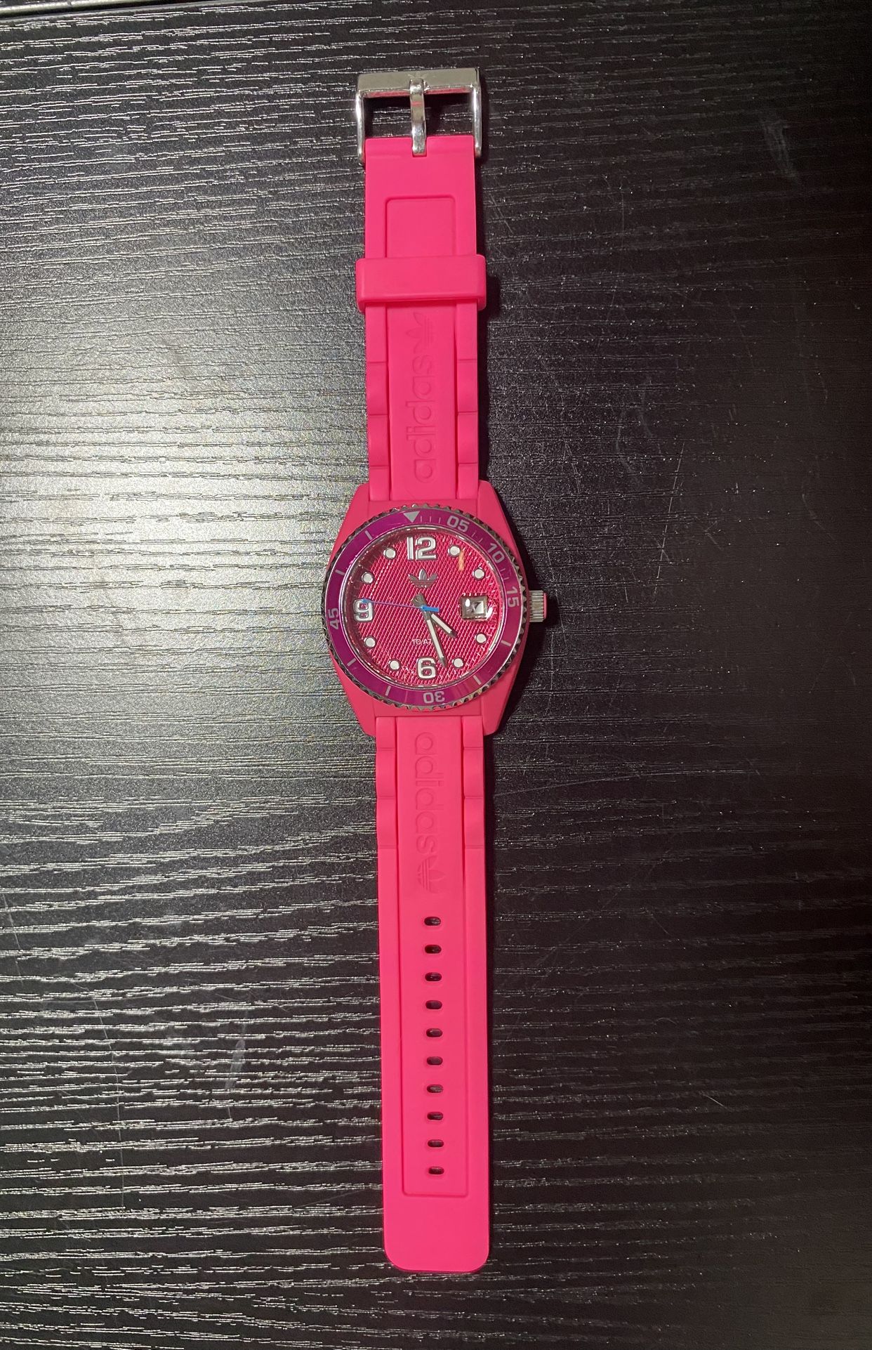 Hot Pink Adidas Sports Watch