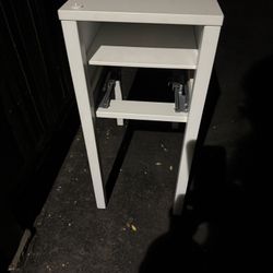 Small White Wooden Table 