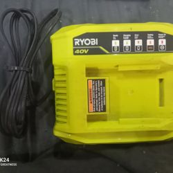 New RYOBI 40v Battery Charger 