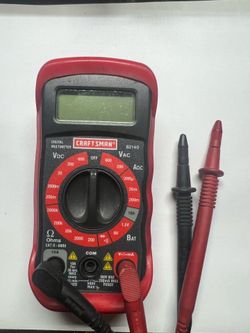 Craftsman 82140 digital multimeter