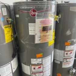 New Water Heater Rheem Performance Platinum