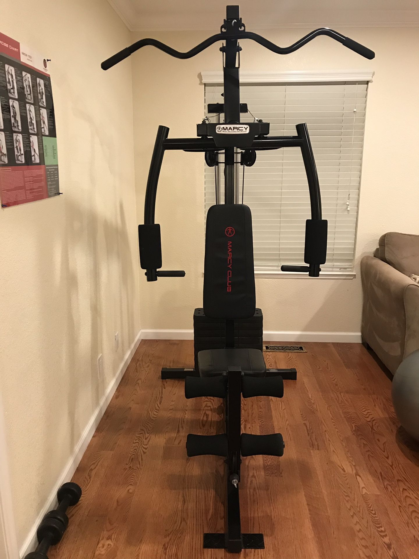 Marcy Home Gym (MKM-1101) 120lb stack weight