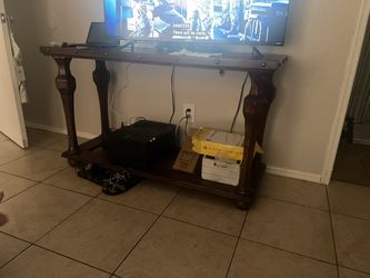 Wooden Tv Stand Or Entry Way Stand/Table