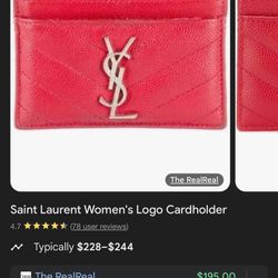 YSL Wallet Card Holder 