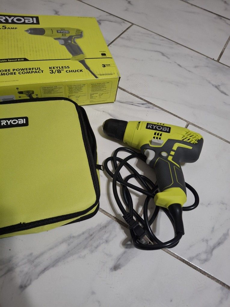 Ryobi 5.5 Amp Variable Speed Drill