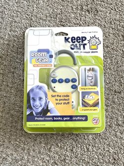 🔥HOT🔥Wild Planet Toys Room Gear *Keep Out* Motion Sensor Alarm *Vintage*
