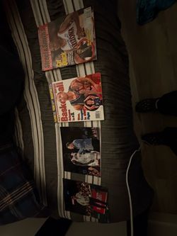 Pictures and magazines all signed