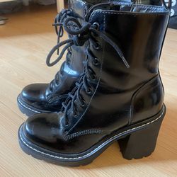 ~**Platform Chunky Heel Boot*~
