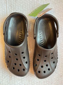 Crocs Baya Unisex Slip On Clogs 10126-206 Brown Size 9