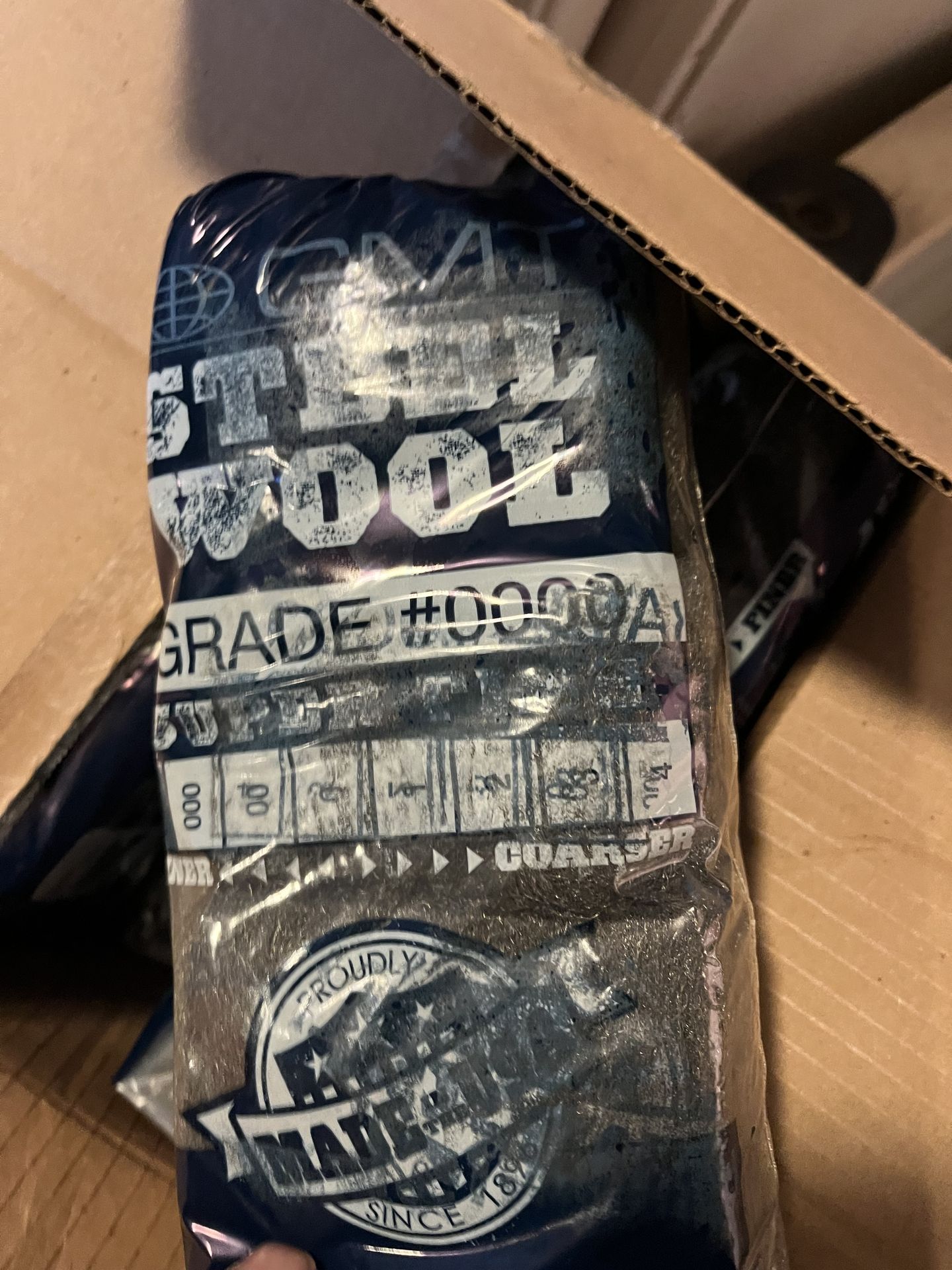 Steel wool grade 0000