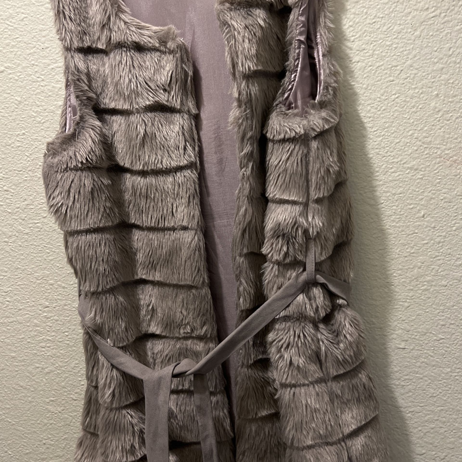 Women's Fur Vest Size S