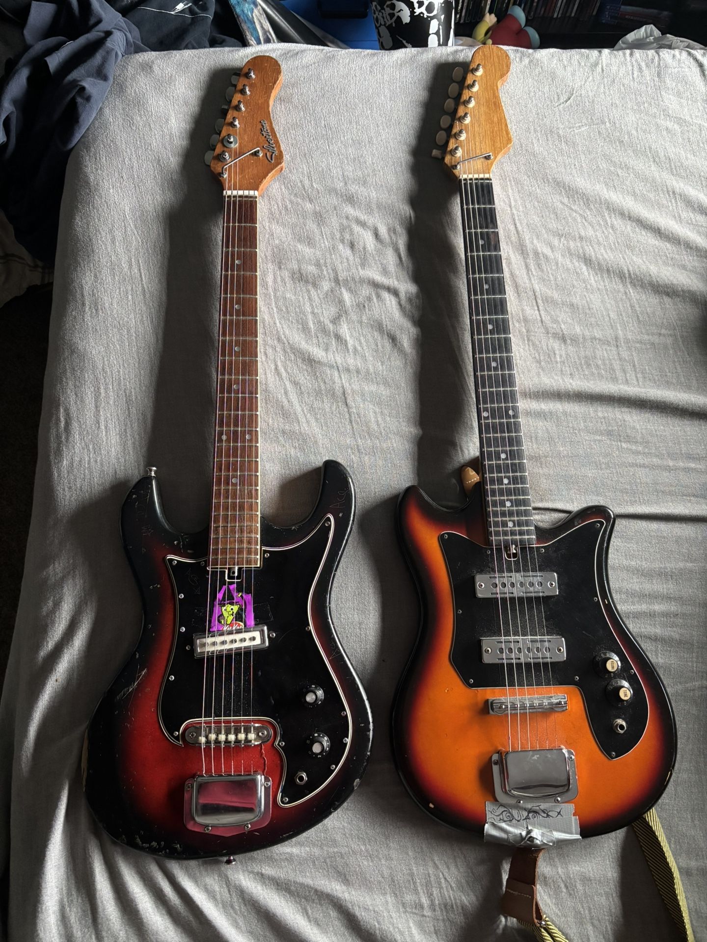 Vintage sunburst japanese 60’s-70’s guitars