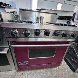 36” Viking Dual Fuel Range Stainless Steel 