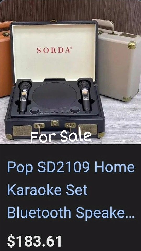 SORDA PORTABLE KARAOKE SD-2109